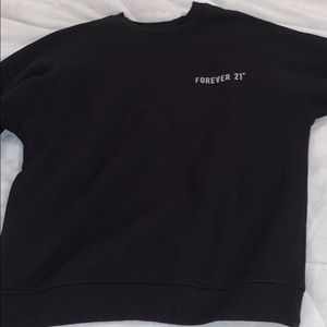 Black Sweatshirt with Logo